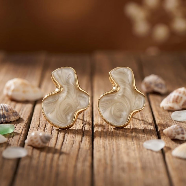 Silent Tide Wave Earrings