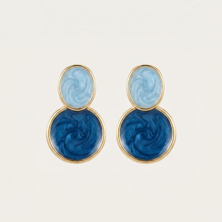Gold Sky to Seabed Earrings