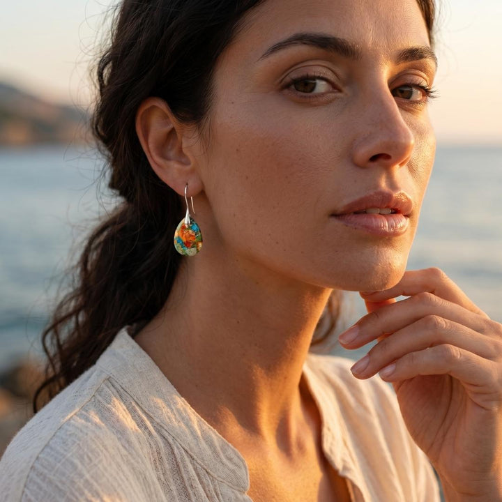 Caribbean Sunset Drop Earrings