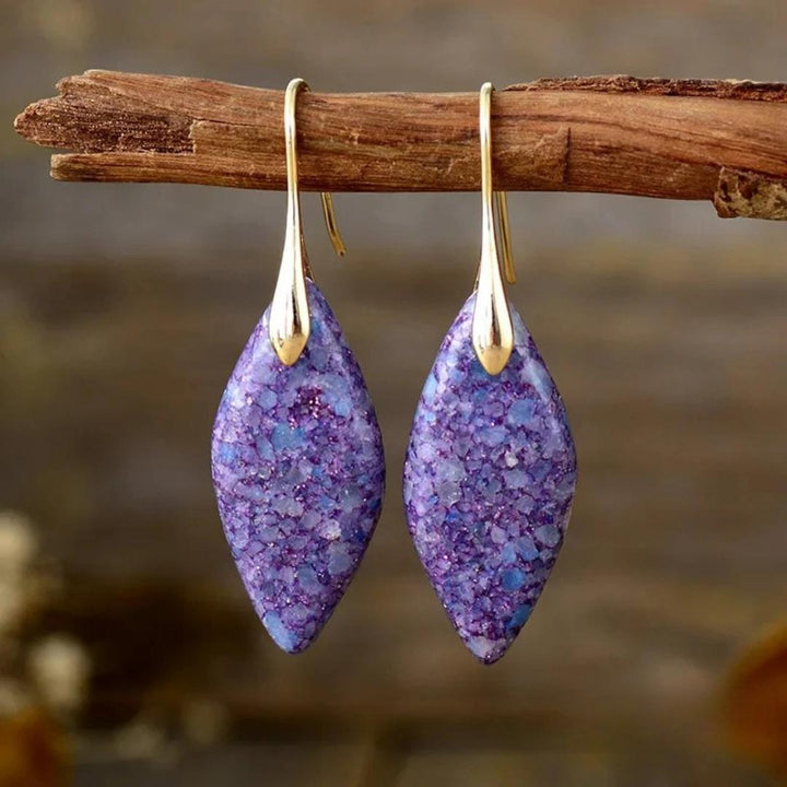 Lavender Pearl Earrings