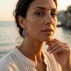 Lavender Pearl Earrings 3