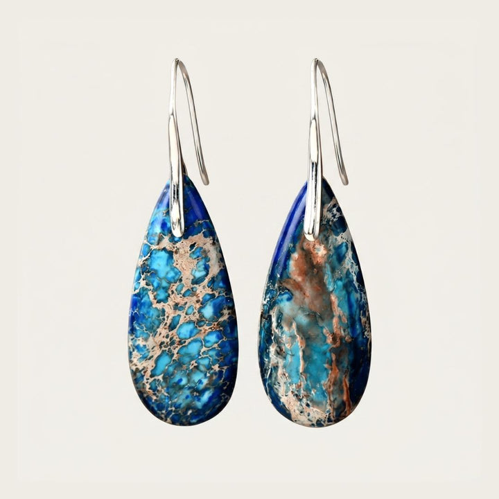 Ocean Blue Lagoon Drop Earrings
