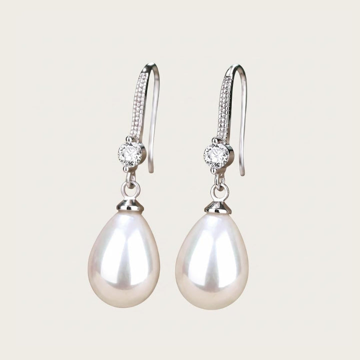 Lustrous Pearl Drop Earrings