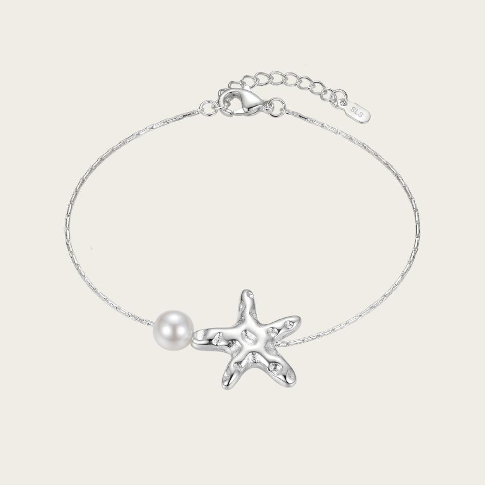 Starfish & Pearl Bracelet