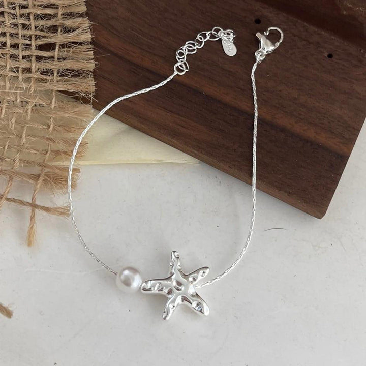 Starfish & Pearl Bracelet