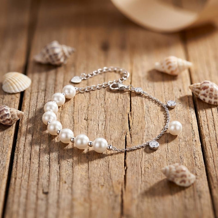 Pearl & Zircon Bracelet