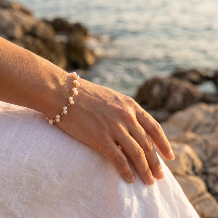 Gold & Pearl Bracelet