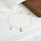 Pearl & Sea Turtle Anklet 2