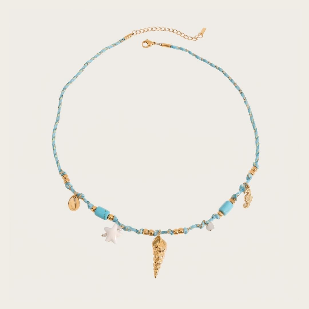 Shell & Starfish Charm Bracelet