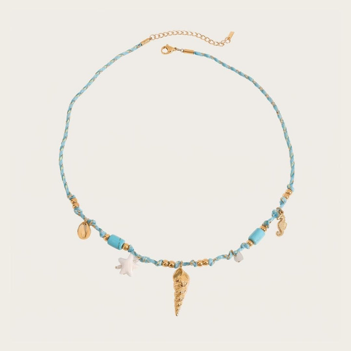 Shell & Starfish Charm Bracelet