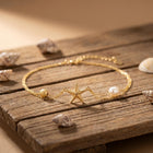 Pearl & Starfish Anklet 4