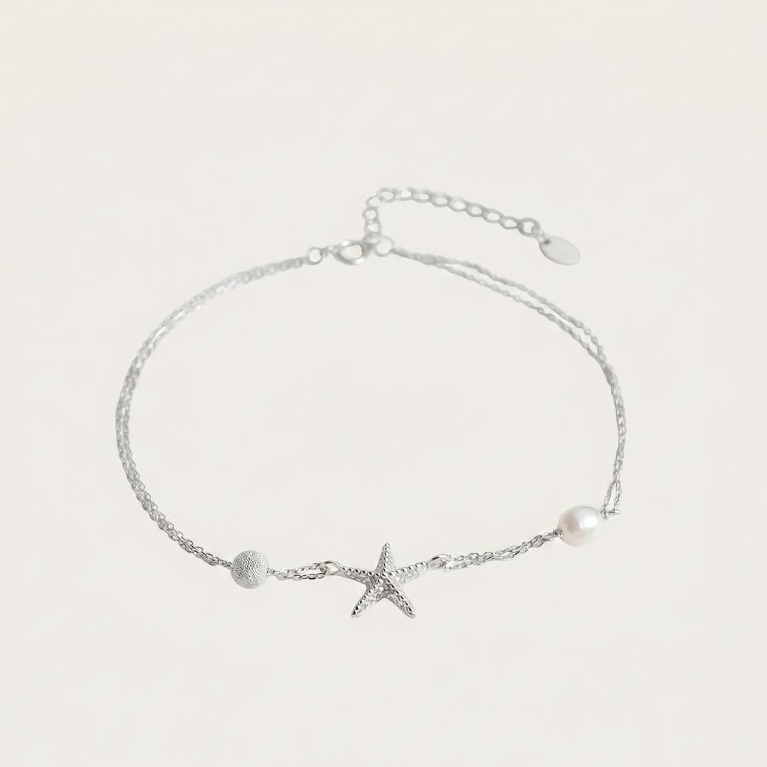 Pearl & Starfish Anklet