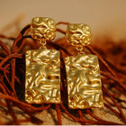 Gold Cascade Drop Earrings 3