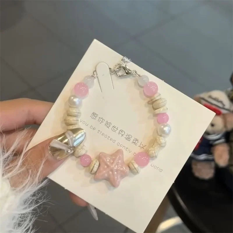 Ceramic Shell & Starfish Bracelet