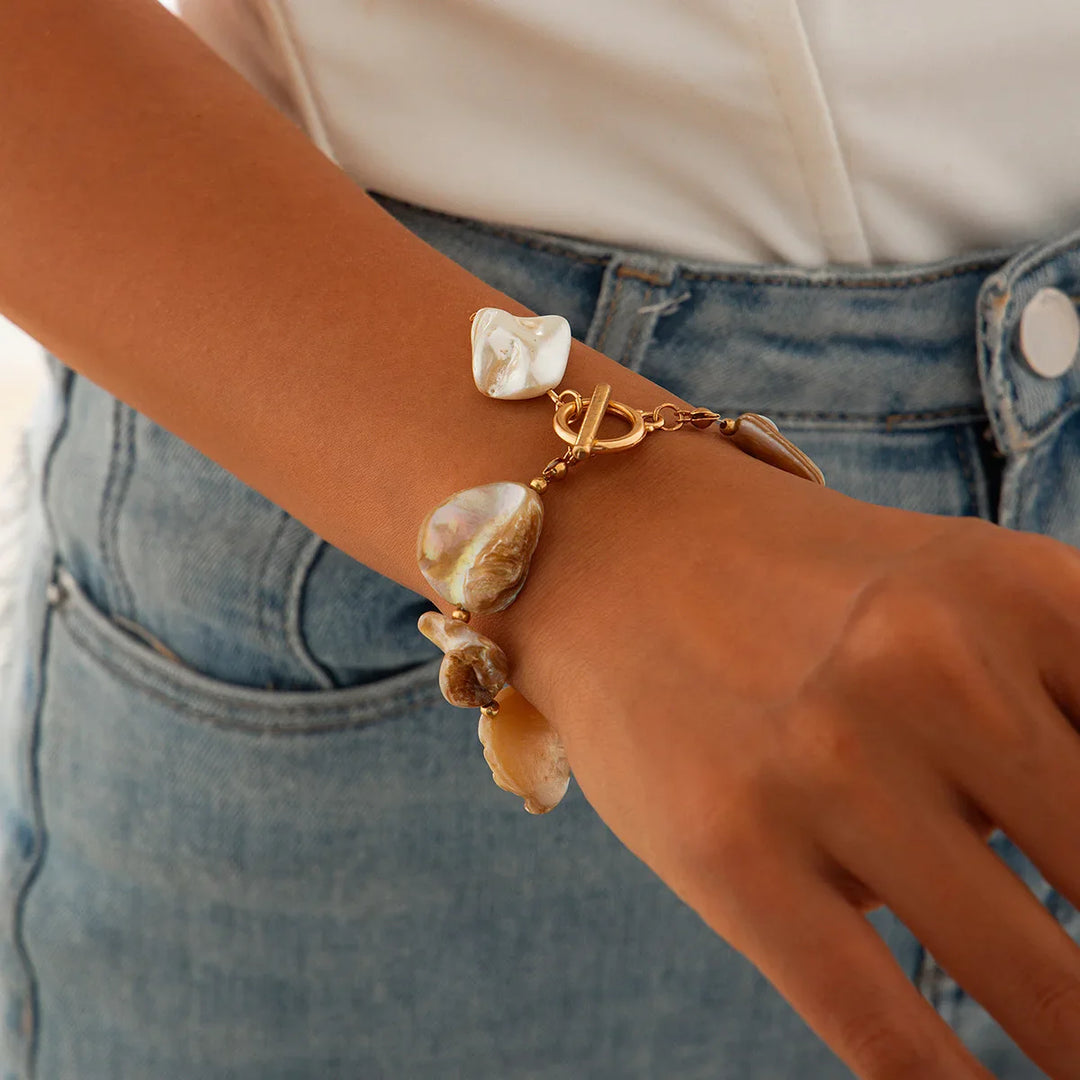 Woven Starfish Shell Necklace