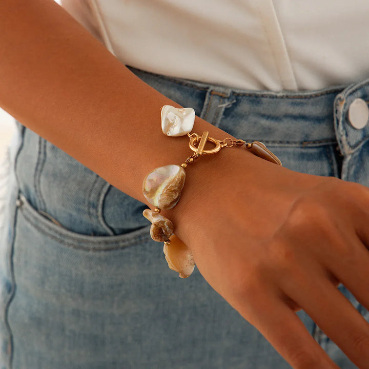 Woven Starfish Shell Necklace