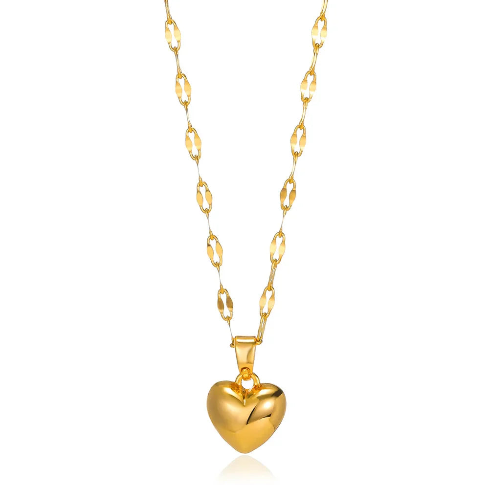 Gold Stainless Steel Starfish Sea Turtle Necklace