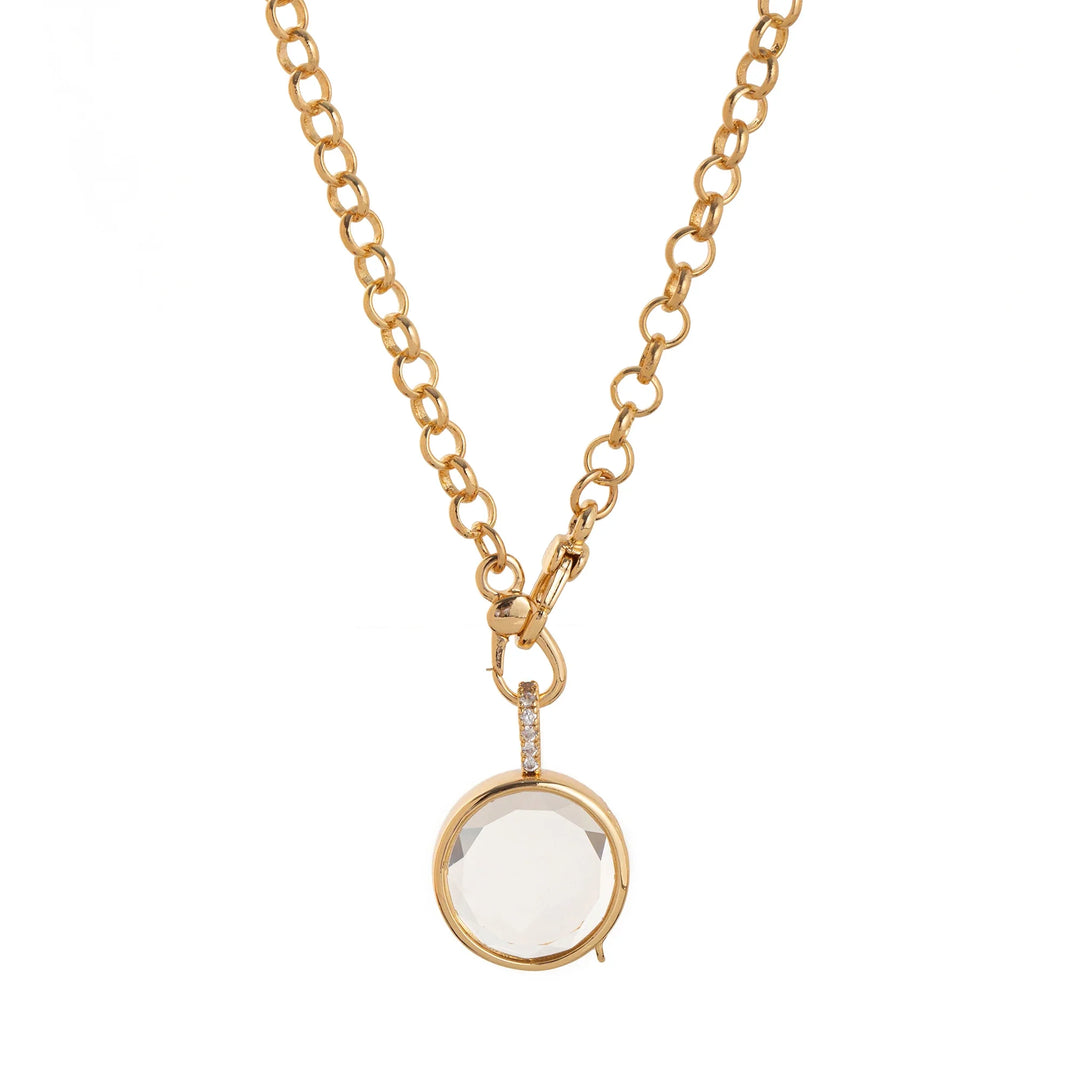Coastal Drop Locket Necklace