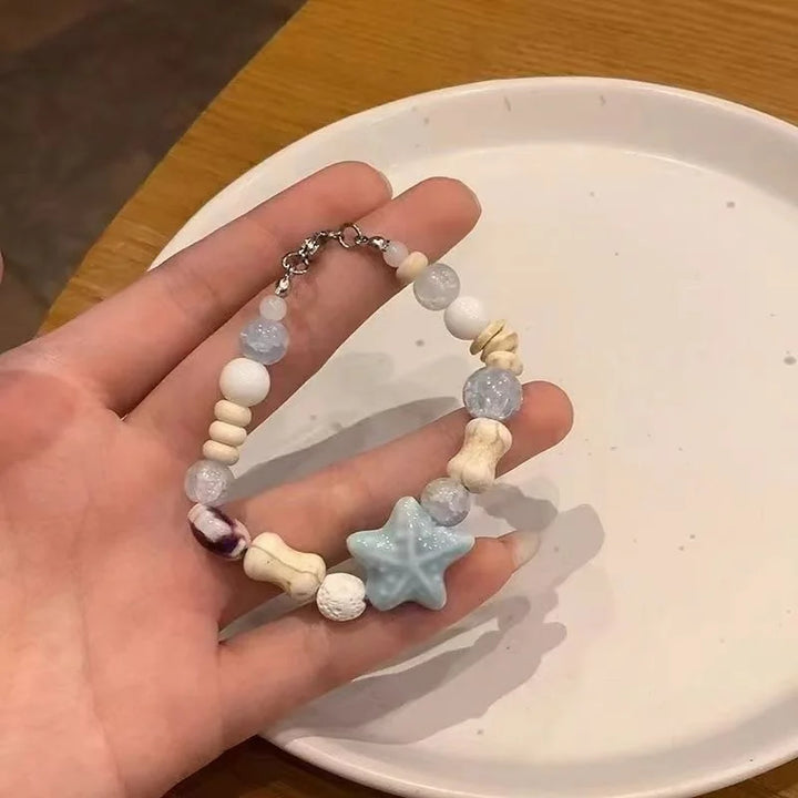 Ceramic Shell & Starfish Bracelet