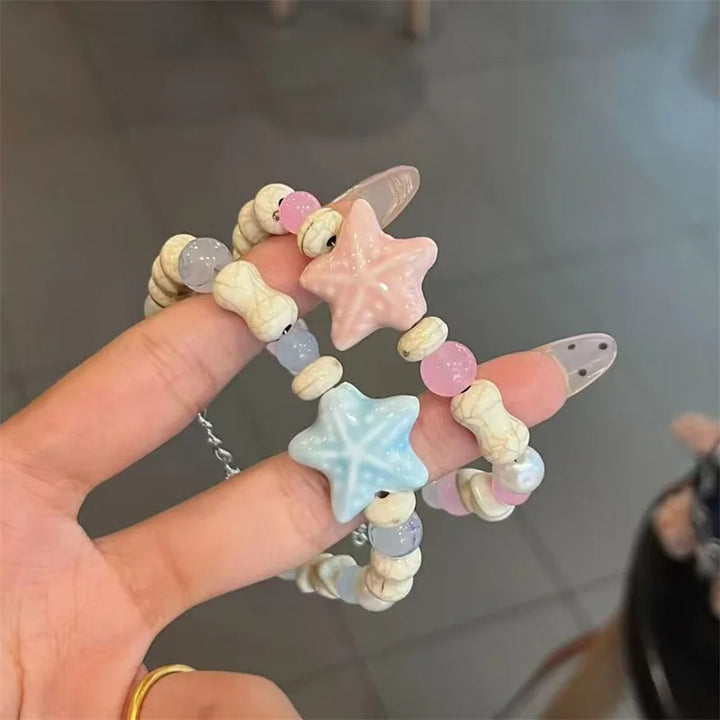 Ceramic Shell & Starfish Bracelet