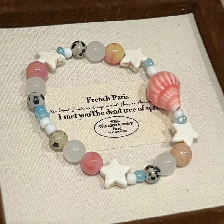 Ceramic Shell & Starfish Bracelet