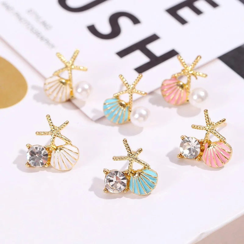 Ocean Asymmetric Starfish Shell Ring