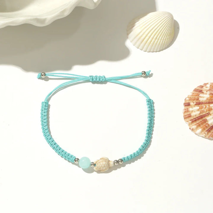 Shell Starfish Turtle Bracelet Set
