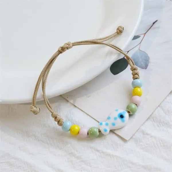 Braided Shell Starfish Bracelets