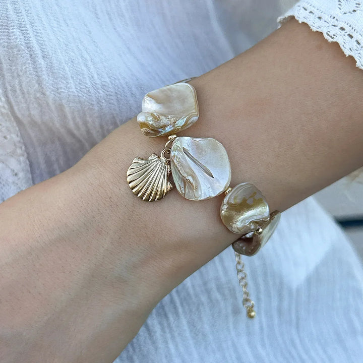 Woven Starfish Shell Necklace