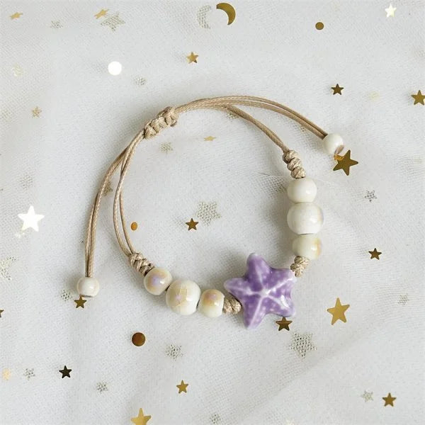 Ceramic Shell & Starfish Bracelet