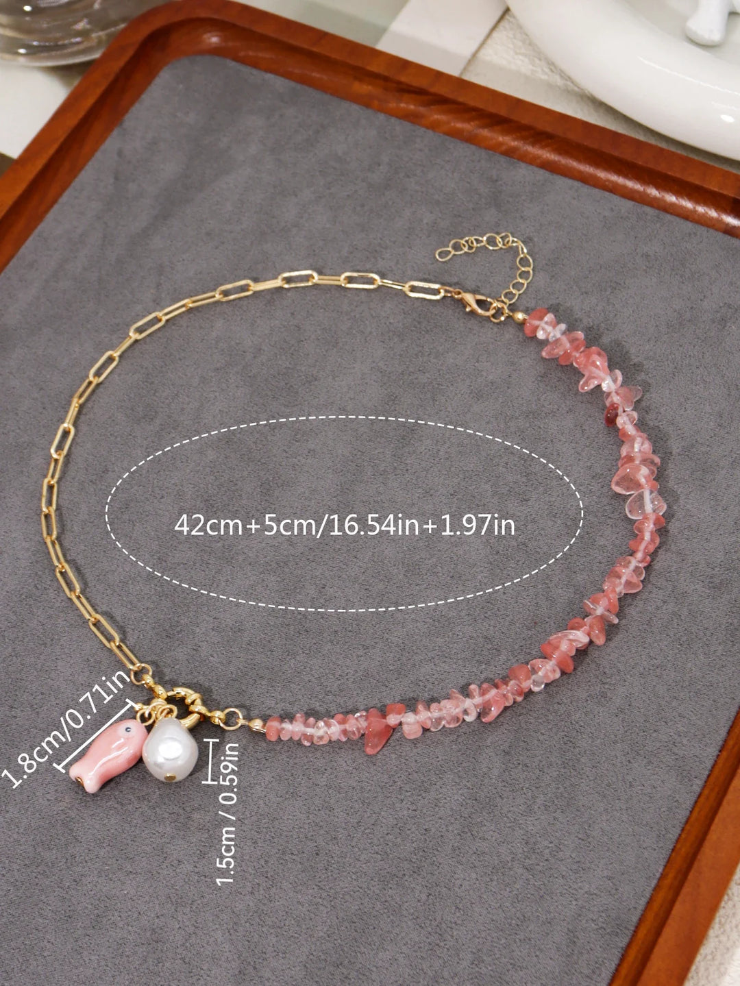 Ocean Charms Beaded Necklace