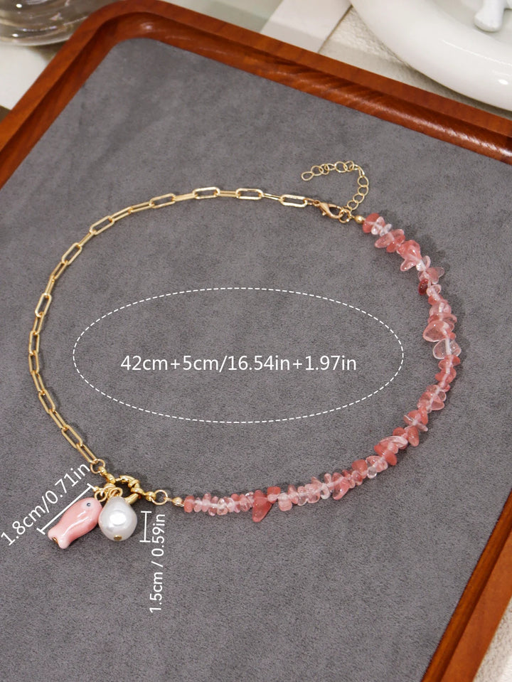 Ocean Charms Beaded Necklace