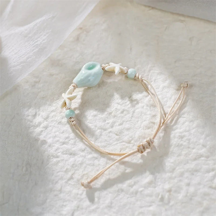 Ceramic Shell & Starfish Bracelet