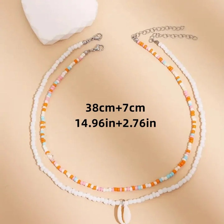 Tidepool Starfish Beaded Necklace