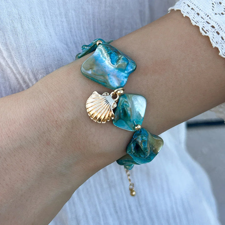 Woven Starfish Shell Necklace