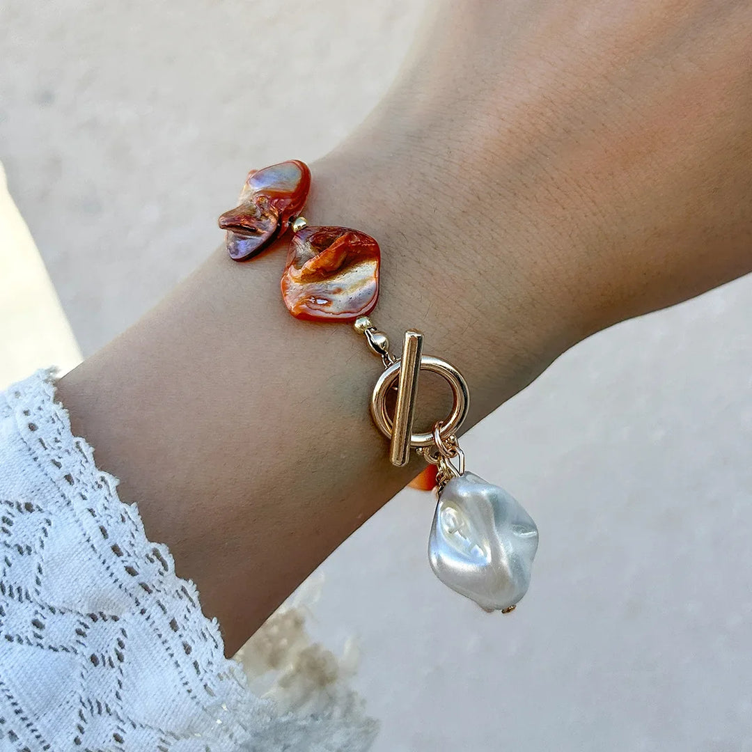 Woven Starfish Shell Necklace