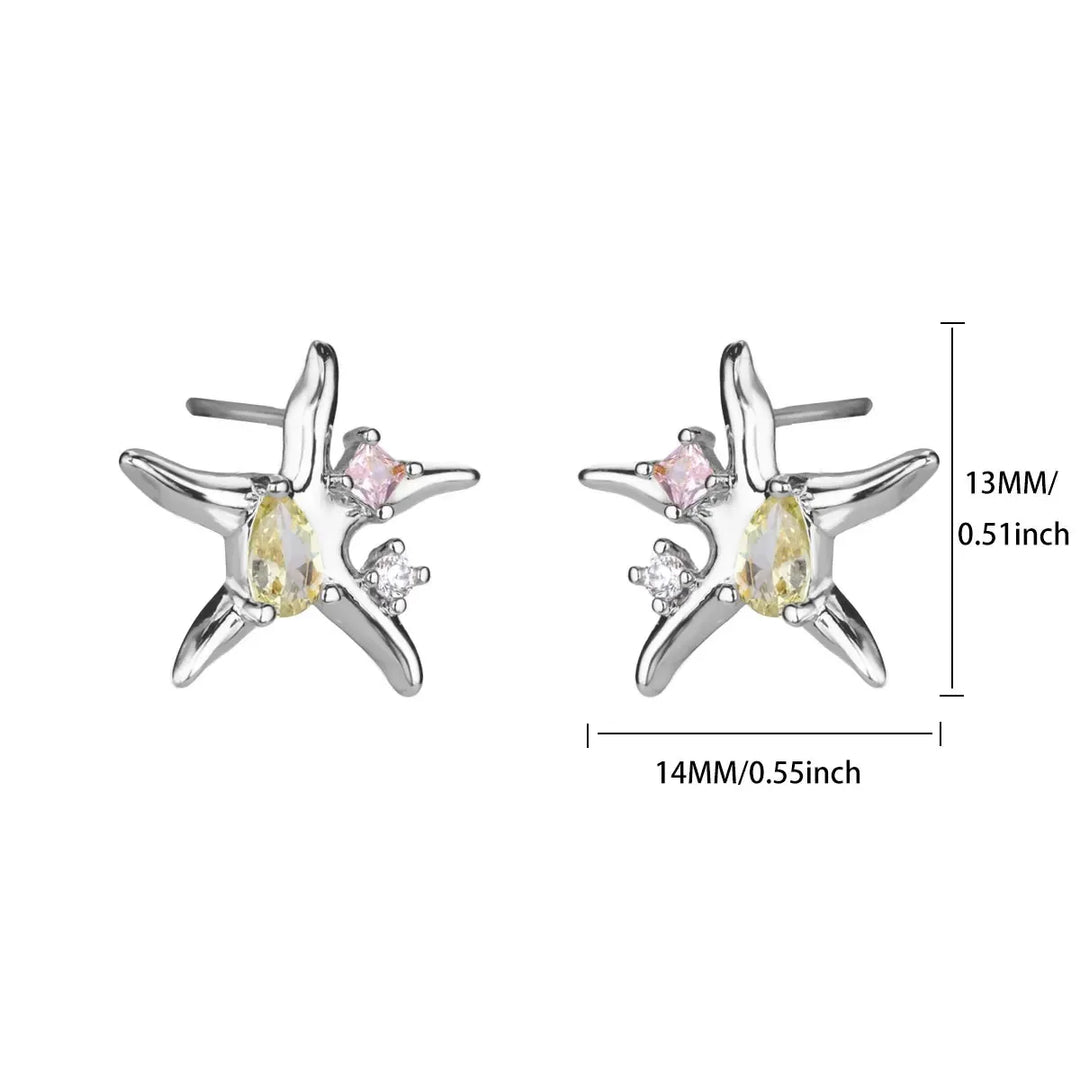Starfish & Shell Stainless Steel Studs