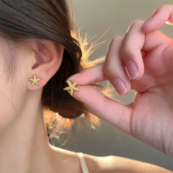 Ocean Asymmetric Starfish Shell Ring