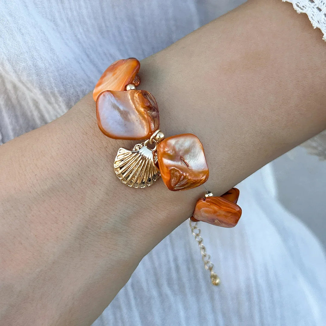 Woven Starfish Shell Necklace