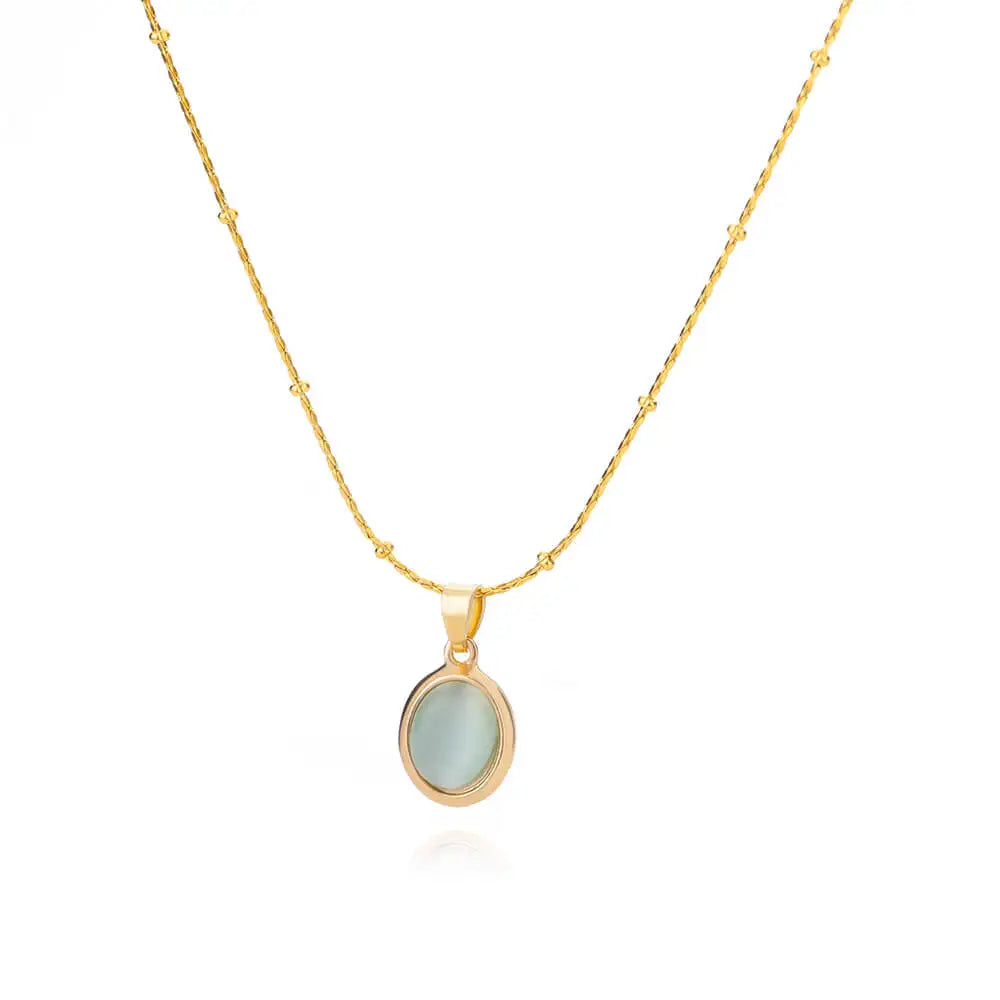 Gold Stainless Steel Starfish Sea Turtle Necklace