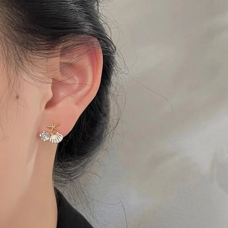 Ocean Asymmetric Starfish Shell Ring