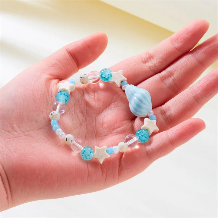 Ceramic Shell & Starfish Bracelet