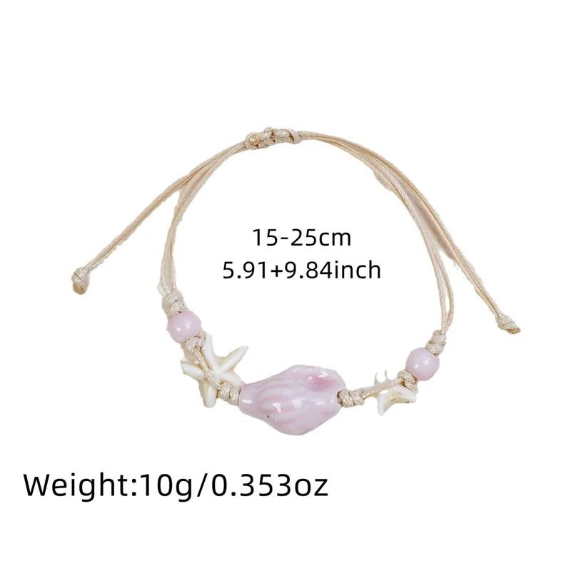 Ceramic Shell & Starfish Bracelet