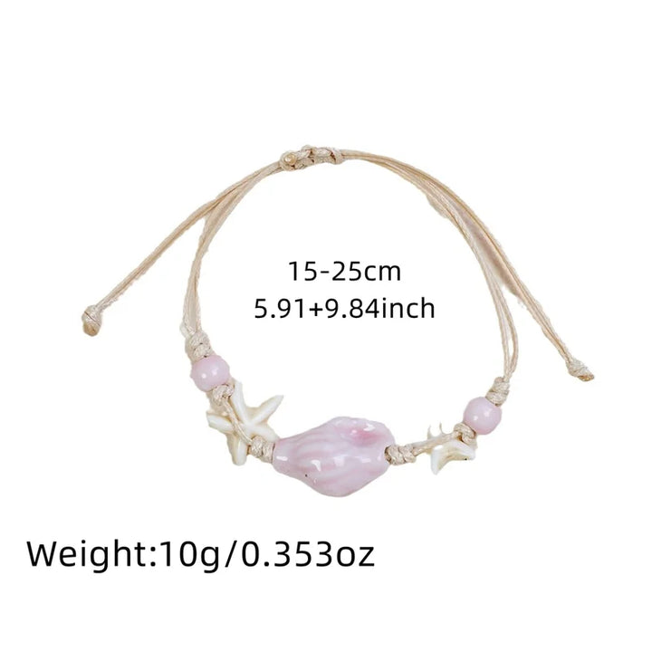 Ceramic Shell & Starfish Bracelet