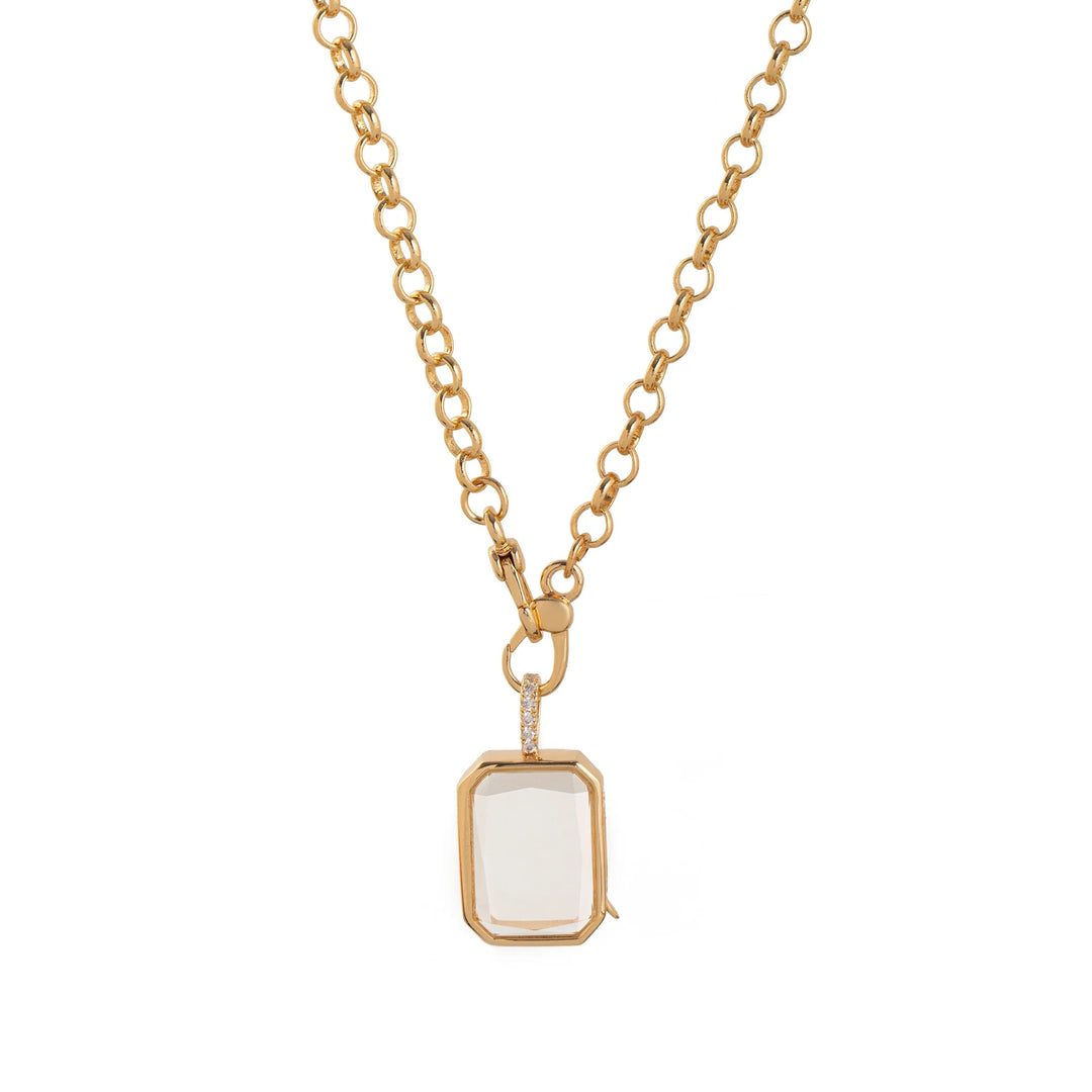 Coastal Drop Locket Necklace
