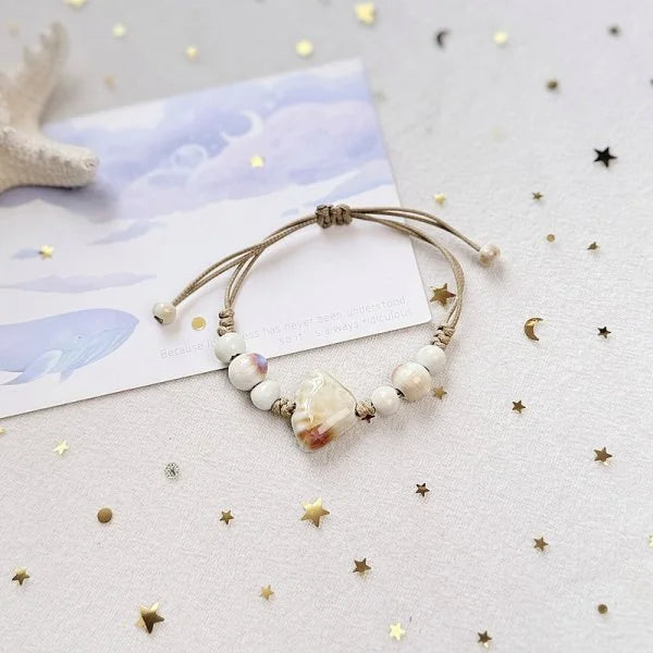 Ceramic Shell & Starfish Bracelet