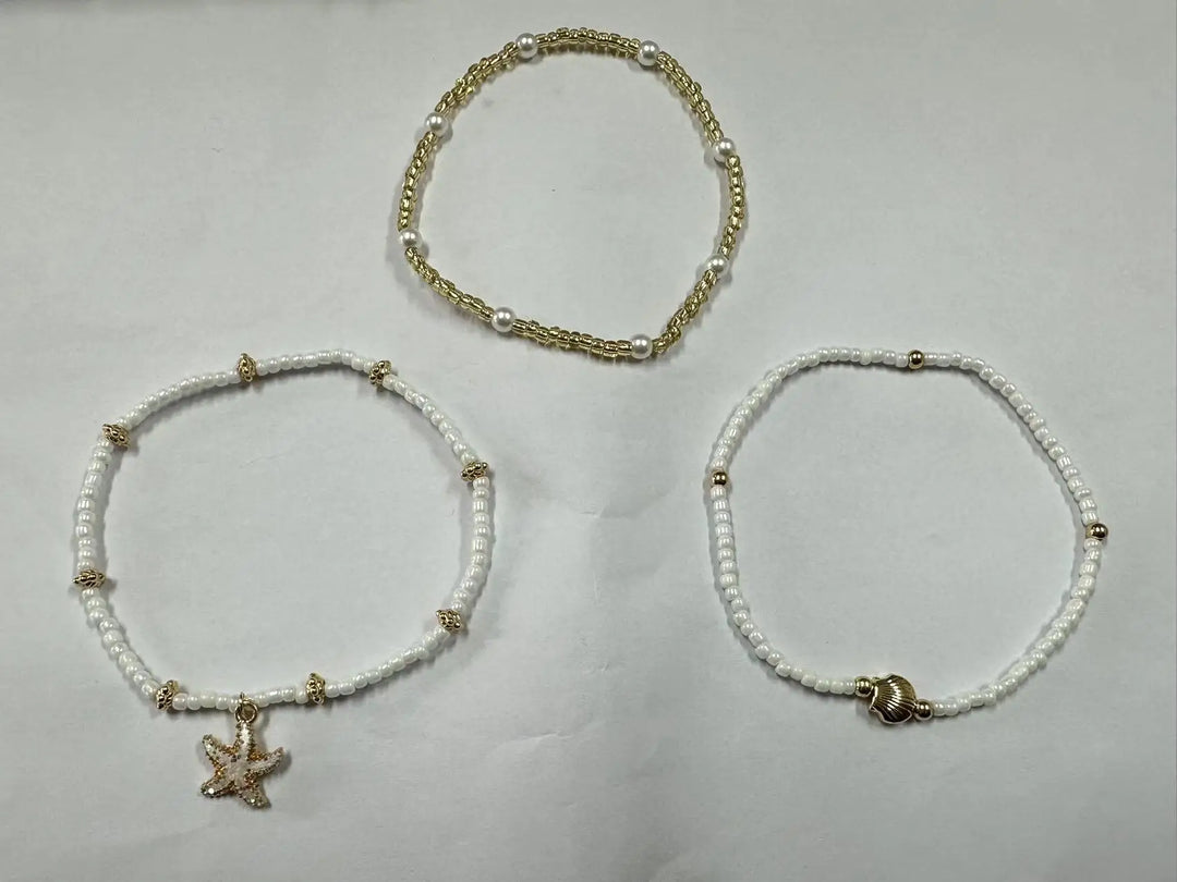 Three-Layer Starfish Shell Necklace