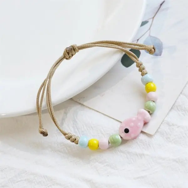 Braided Shell Starfish Bracelets