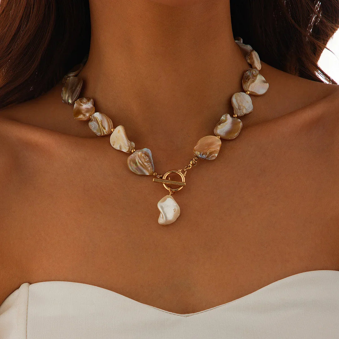 Woven Starfish Shell Necklace