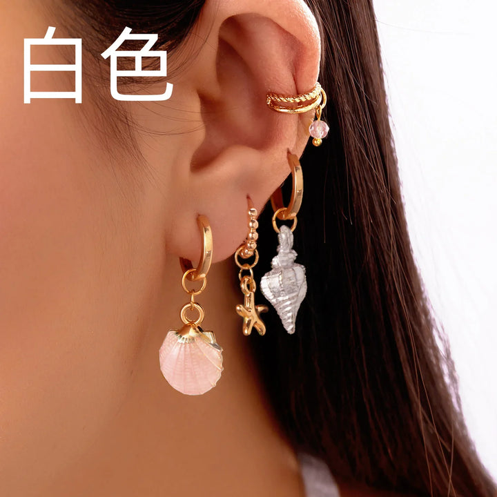 Ocean Asymmetric Starfish Shell Ring